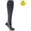 Woof Wear Competition Riding Socks WW0018 - Charcoal Colour Charcoal -Equestrian Clothing Store 0002039 WW0018 CHAR.700x700