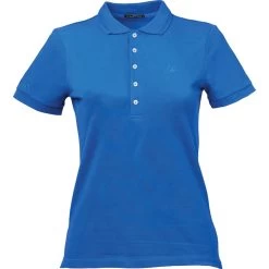 2022 Dublin Womens Lily Cap Sleeve Polo Top 1000385 - Cobalt Colour Cobalt