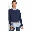 2023 Ariat Womens Pacifica Sweatshirt 10043895 - Navy -Equestrian Clothing Store 10043895 front.700x700