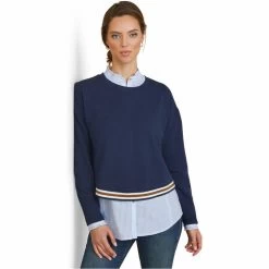 2023 Ariat Womens Pacifica Sweatshirt 10043895 - Navy