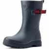 2023 Ariat Womens Kelmarsh Mid Rubber Boot 10044594 - Navy -Equestrian Clothing Store 10044596 3 4 front.700x700
