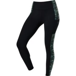 2022 Dublin Womens Zora Print Full Grip Tights 1010964007 - Emerald