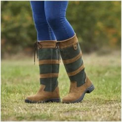 2022 Dublin Womens River Boots III 100103900 - Dark Brown / Green Colour Green/Dark Brown -Equestrian Clothing Store 13e0c2e0e3f6da927ad99c9651e770b8 5.700x700