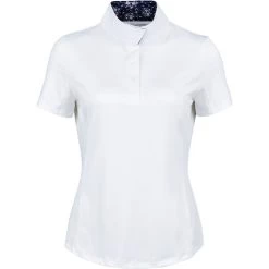 2022 Dublin Womens Ria Short Sleeve Competition Shirt 100306101 - White / Navy Colour Navy/White