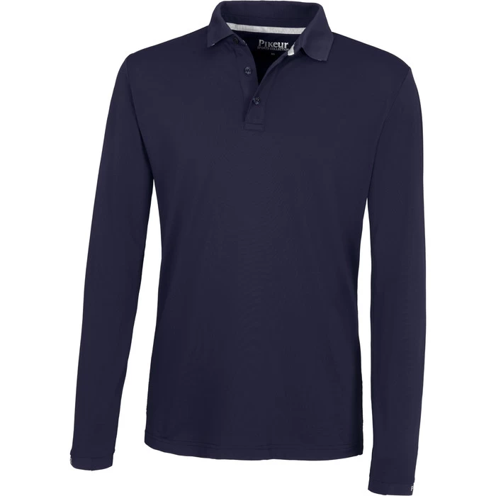 2021 Pikeur Mens Noah Long Sleeve Polo 8289 - Dark Navy 3 2021 Pikeur Mens Noah Long Sleeve Polo 8289 - Dark Navy