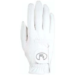 2022 Roeckl Lisboa Riding Gloves 3301-308 - White Colour White