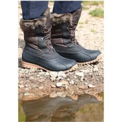 2021 Woof Wear Mid Winter Boots WF0036 - Black -Equestrian Clothing Store 202120Woof20Wear20Mid20Winter20Boots20WF003620 20black20worn.700x700