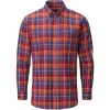 2022 Alan Paine Womens Ilkley Flannel Button Down Collar Shirt ILKGFBD - Red