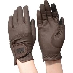 2022 Dublin Everyday Touch Screen Compatible Riding Gloves 10030350 - Brown Colour Brown