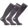 2022 HV Polo Womens Harper Socks 3-pack 205493450 - Dark Grey Melange -Equestrian Clothing Store 202220HV20Polo20Womens20Harper20Socks203 pack2020549345020 20Dark20Grey20Melange20Main.700x700