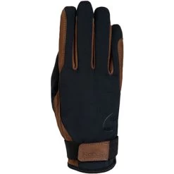2022 Roeckl Fergus Riding Gloves 304743 - Black / Brown