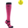2022 Woof Wear Long Bamboo Waffle Riding Socks WW0017 - Pink / Navy Colour Navy/Pink -Equestrian Clothing Store 202220Woof20Wear20Long20Bamboo20Waffle20Riding20Socks20WW001720 20Pink20 20Navy20Main.700x700