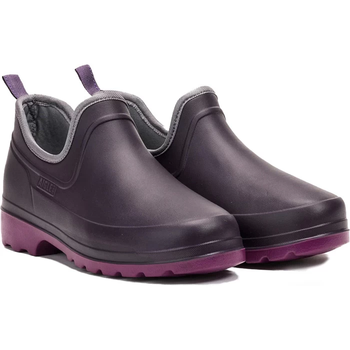 2023 Aigle Taden Plus 2 Clog NB5914 - Aubergine / Dahlia 3 2023 Aigle Taden Plus 2 Clog NB5914 - Aubergine / Dahlia