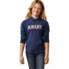 2023 Ariat Junior 3D Logo 2.0 Hoodie 10043381 - Navy / Red -Equestrian Clothing Store 202320Ariat20Junior203D20Logo202.020Hoodie201004338120 20Navy20Red20Main.700x700