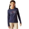 2023 Ariat Junior Love Long Sleeve T-Shirt 10046496 - Navy Heather 2 2023 Ariat Junior Love Long Sleeve T-Shirt 10046496 - Navy Heather -Equestrian Clothing Store 202320Ariat20Junior20Love20Long20Sleeve20T Shirt201004649620 20Navy20Heather201.700x700