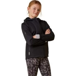 2023 Ariat Junior Spectator Waterproof Jacket 10043313 - Black