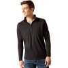 2023 Ariat Mens Lowell Long Sleeve Base Layer Top 10046334 - Black