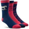 2023 Ariat Womens Charm Crew Socks 10043950 - Navy Snaffle -Equestrian Clothing Store 202320Ariat20Womens20Charm20Crew20Socks201004395020 20Navy20Snaffle20Main.700x700