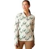 2023 Ariat Womens Lowell 2.0 1/4 Zip Base Layer 10046603 - Forest Ride Colour Forest Ride