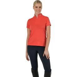2023 Dublin Womens Airflow Short Sleeve Top 1004081081 - Coral Colour Coral