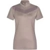 2023 HV Polo Womens Alexa Shirt 203093504 - Espresso Colour Espresso -Equestrian Clothing Store 202320HV20Polo20HVPAlexa20Competition20Shirt2020309350420 20Espresso.700x700