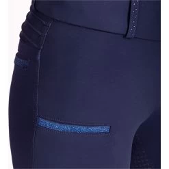 2023 Imperial Riding Womens Shiny Sparks Full Grip Riding Tights KL44322008 - Navy Colour Navy -Equestrian Clothing Store 202320Imperial20Riding20Womens20Shiny20Sparks20Full20Grip20Riding20Tights20KL4432200820 20Navy20Close20Up203.700x700