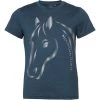 2023 Mountain Horse Childrens U&I Tech T-Shirt 0454004 - Navy Colour Navy