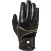 2023 Mountain Horse Diamond Rider Gloves 70960193 - Gold / Black Colour Gold/Black