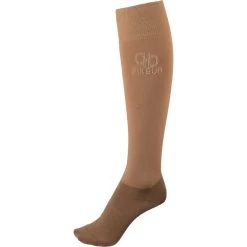 2023 Pikeur Kniestrumpf Studs Gold Socks 373200 309 - Caramel