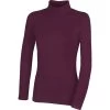 2023 Pikeur Womens Rollneck Top 428900 - Mulberry Colour Mulberry