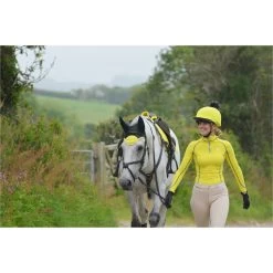 2022 Woof Wear Performance Riding Shirt WA0001 - Sunshine Yellow Colour Sunshine Yellow -Equestrian Clothing Store 2861 DSC 02711.700x700
