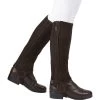 Dublin Childrens Suede Half Chaps II Brown 591850 -Equestrian Clothing Store 2febd1ff576520692eaba2bb272c887c 8.700x700