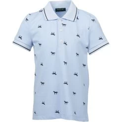 2023 Dublin Junior Elyse Short Sleeve Polo Shirt 10184330 - Bluebell Colour Bluebell