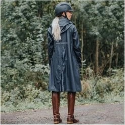 2022 Mountain Horse Mindy Rain Coat 334501 - Black Colour Black -Equestrian Clothing Store 331812 BL 3.700x700