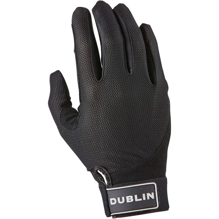 2022 Dublin Mesh Panel Riding Gloves 1007087002 - Black 3 2022 Dublin Mesh Panel Riding Gloves 1007087002 - Black