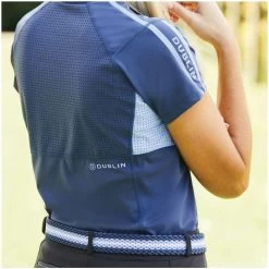 2022 Dublin Womens Blaze 1/4 Zip Short Sleeve Tech Training Top 1004076061 - Navy -Equestrian Clothing Store 3973 202220Dublin20Womens20Blaze201420Zip20Short20Sleeve20Tech20Training20Top20Navy207.700x700