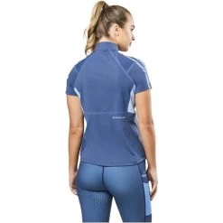2022 Dublin Womens Blaze 1/4 Zip Short Sleeve Tech Training Top 1004076061 - Navy -Equestrian Clothing Store 3973 202220Dublin20Womens20Blaze201420Zip20Short20Sleeve20Tech20Training20Top20Navy 5.700x700