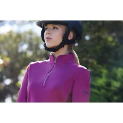 2022 Womens Dublin Kylee Long Sleeve Shirt II 1005524088 - Red Violet -Equestrian Clothing Store 3974 1005524000 REDVIOLET 2.700x700