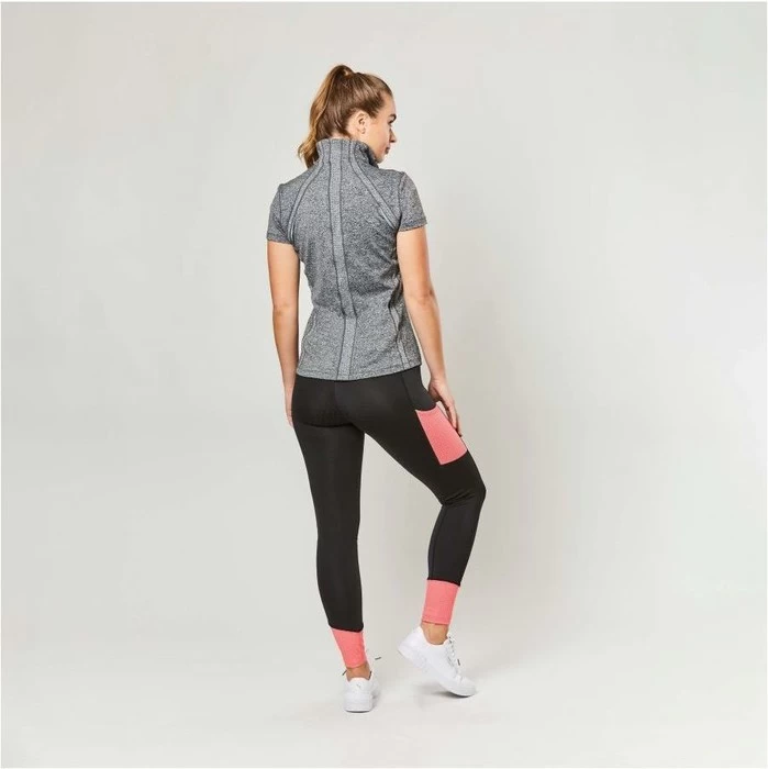 2021 Dublin Girls Power Performance Mid Rise Colour Block Tights 100492903 - Coral 5 2021 Dublin Girls Power Performance Mid Rise Colour Block Tights 100492903 - Coral - Image 3