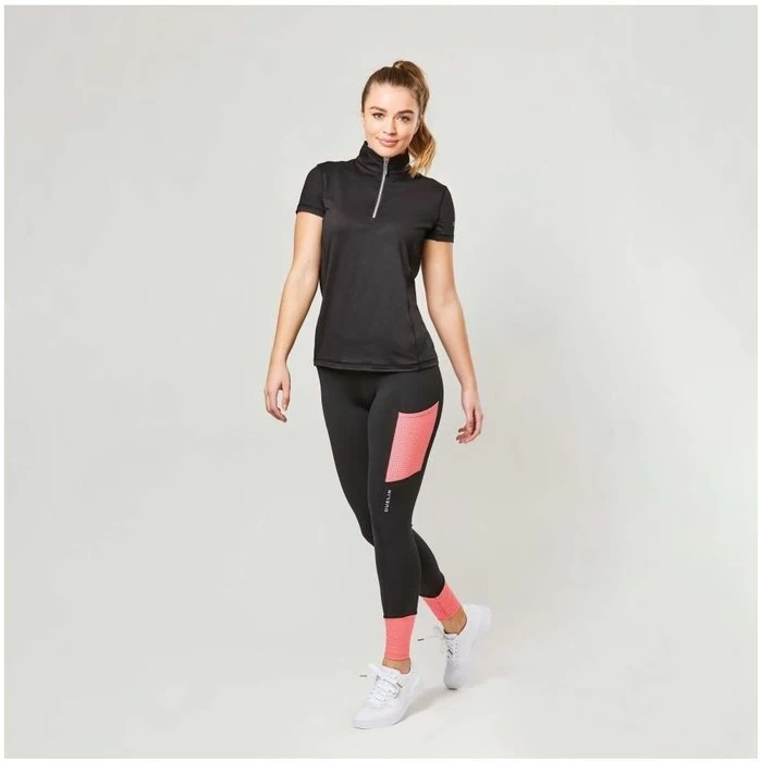 2021 Dublin Girls Power Performance Mid Rise Colour Block Tights 100492903 - Coral 4 2021 Dublin Girls Power Performance Mid Rise Colour Block Tights 100492903 - Coral - Image 2