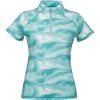 2022 Weatherbeeta Womens Ruby Printed Short Sleeve Top 1009343023 - Turquoise Swirl -Equestrian Clothing Store 4046 1.700x700