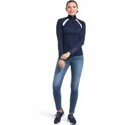 Ariat Womens Sunstopper 2.0 1/4 Zip Baselayer 10030429 - Team Colour Team -Equestrian Clothing Store 4121 Ariat20Womens20Sunstopper20Zip20Baselayer201003918420 20Team206.700x700