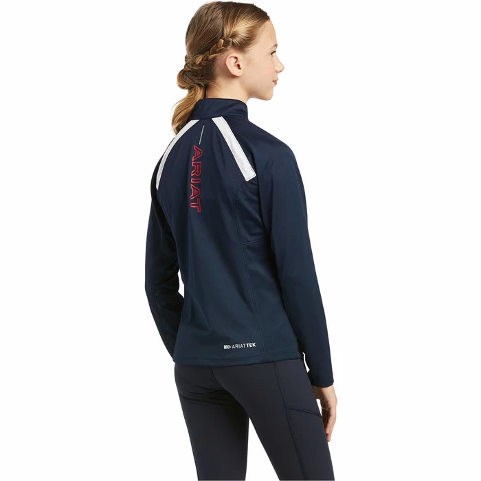 2022 Ariat Junior Team Sunstopper 2.0 1/4 Zip Baselayer 10039185 - Team 4 2022 Ariat Junior Team Sunstopper 2.0 1/4 Zip Baselayer 10039185 - Team - Image 2