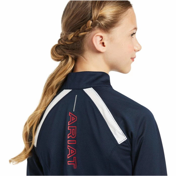 2022 Ariat Junior Team Sunstopper 2.0 1/4 Zip Baselayer 10039185 - Team 7 2022 Ariat Junior Team Sunstopper 2.0 1/4 Zip Baselayer 10039185 - Team - Image 5