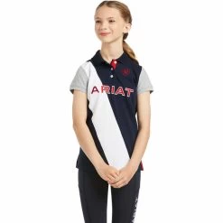 2022 Ariat Junior Taryn Short Sleeve Polo 10039376 - Team