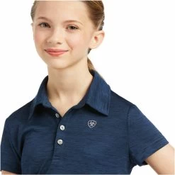2022 Ariat Junior Laguna Short Sleeve Polo Top 10039498 - Navy -Equestrian Clothing Store 4229 202220Ariat20Junior20Laguna20Short20Sleeve20Polo20Top201003949820 20Navy 3.700x700