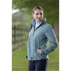 2022 HKM Womens Rainy Day Rain Jacket 12731 - Sage -Equestrian Clothing Store 4307 12731 5412 1.700x700