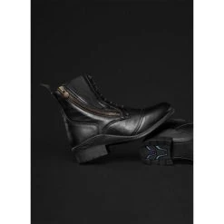 2022 Mountain Horse Womens Veganza Side Zip Paddock 010820100io - Black -Equestrian Clothing Store 4362 veganza side zip bl.700x700