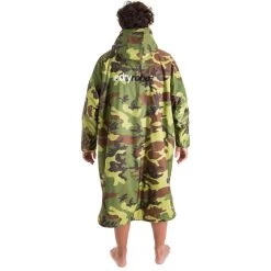 2021 Dryrobe Advance Long Sleeve Premium Outdoor Change Robe LSDABB - Camo / Grey Colour Grey/Camo -Equestrian Clothing Store 4523 3.700x700