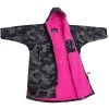 2021 Dryrobe Advance Long Sleeve Premium Outdoor Change Robe LSDABB - Black Camo / Pink Colour Pink/Black Camo -Equestrian Clothing Store 4538 1.700x700